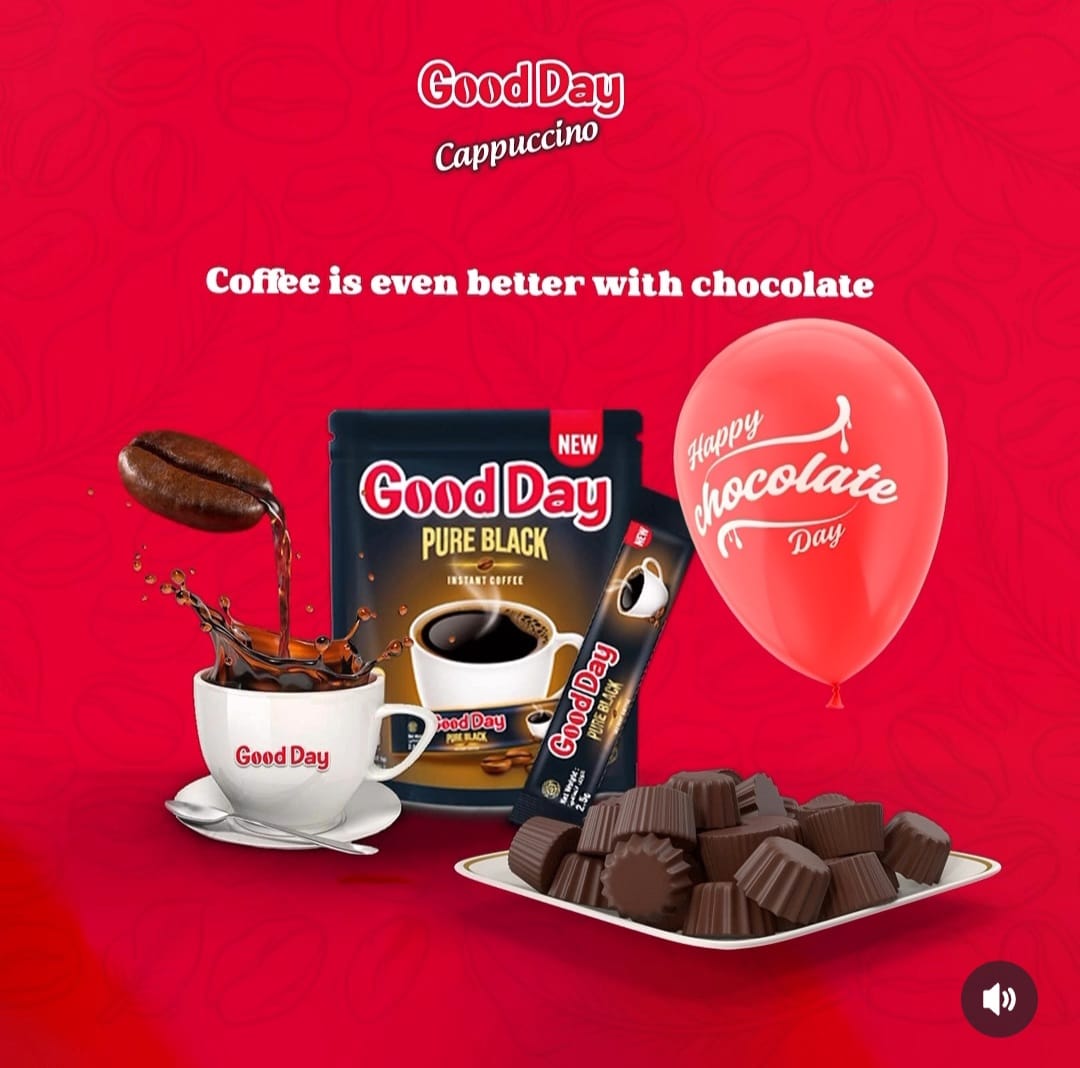 Good Day Pure Black Instant Coffee, 40 Sticks, Sugar Free