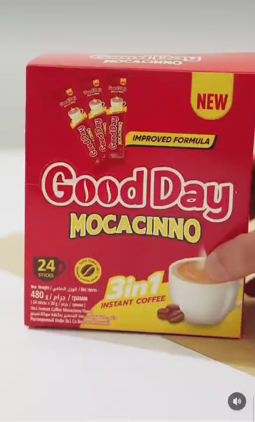 Good Day Mocacinno 3-in-1 Instant Coffee-24 Sticks-480 g